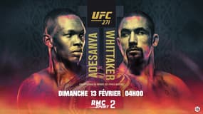UFC 271 : Adesanya-Whittaker II (RMC Sport 2 le 12 février)