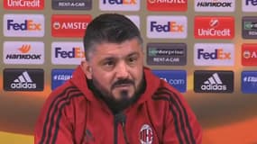 Gennaro Gattuso en conférence de presse