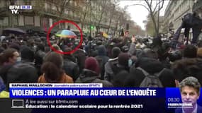 Manifestation à Paris: une gilet jaune soupçonnée de déclencher les violences du "black bloc" avec son parapluie