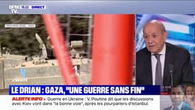 Gaza: pour Jean-Yves Le Drian, ancien ministre de la Défense, Israël "prépare des générations de terroristes"