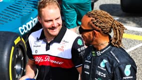 Valtteri Bottas et Lewis Hamilton