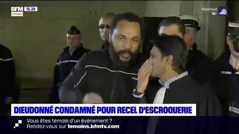 Dieudonné condamné pour recel d'escroquerie par le tribunal de Lille