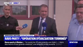 Fin de l'évacuation de la rave-party à Redon: 6 nouveaux blessés parmi les forces de l'ordre