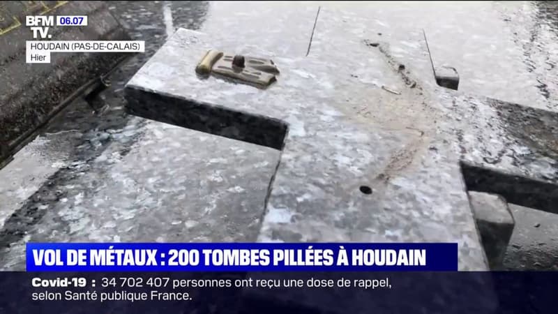 200 tombes du cimetière d'Houdain pillées par des voleurs de métaux