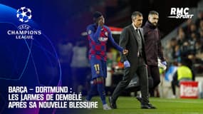 Barça – Dortmund : Les larmes de Dembélé après sa nouvelle blessure