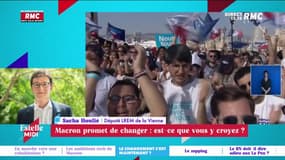 Sacha Houlié, député LREM, invité d'Estelle Midi sur RMC