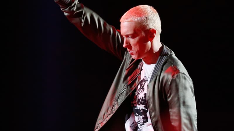 Eminem à Los Angeles le 13 avril 2014 