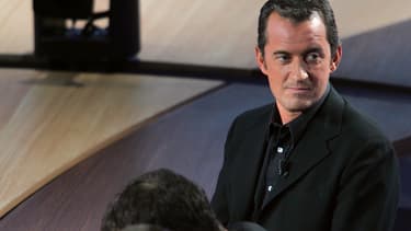 Christophe Dechavanne sur le plateau du Grand Journal le 4 novembre 2004