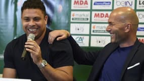 Ronaldo et Zinédine Zidane