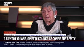 LA CULTURE D'ALIX -  À bientôt 101 ans, Ginette Kolinka, qui fait partie des dernières survivantes de la Shoah, se confie sur BFMTV 