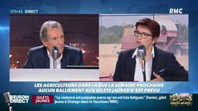 Christiane Lambert, présidente de la FNSEA: "Il n'y aura pas de violence vis-à-vis des personnes qui assurent la sécurité de notre pays."