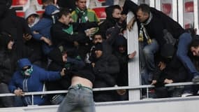 Des incidents entre supporters niçois et stéphanois avant le coup d’envoi du match (0-1) à l’Allianz Riviera avaient provoqué de vives réactions.