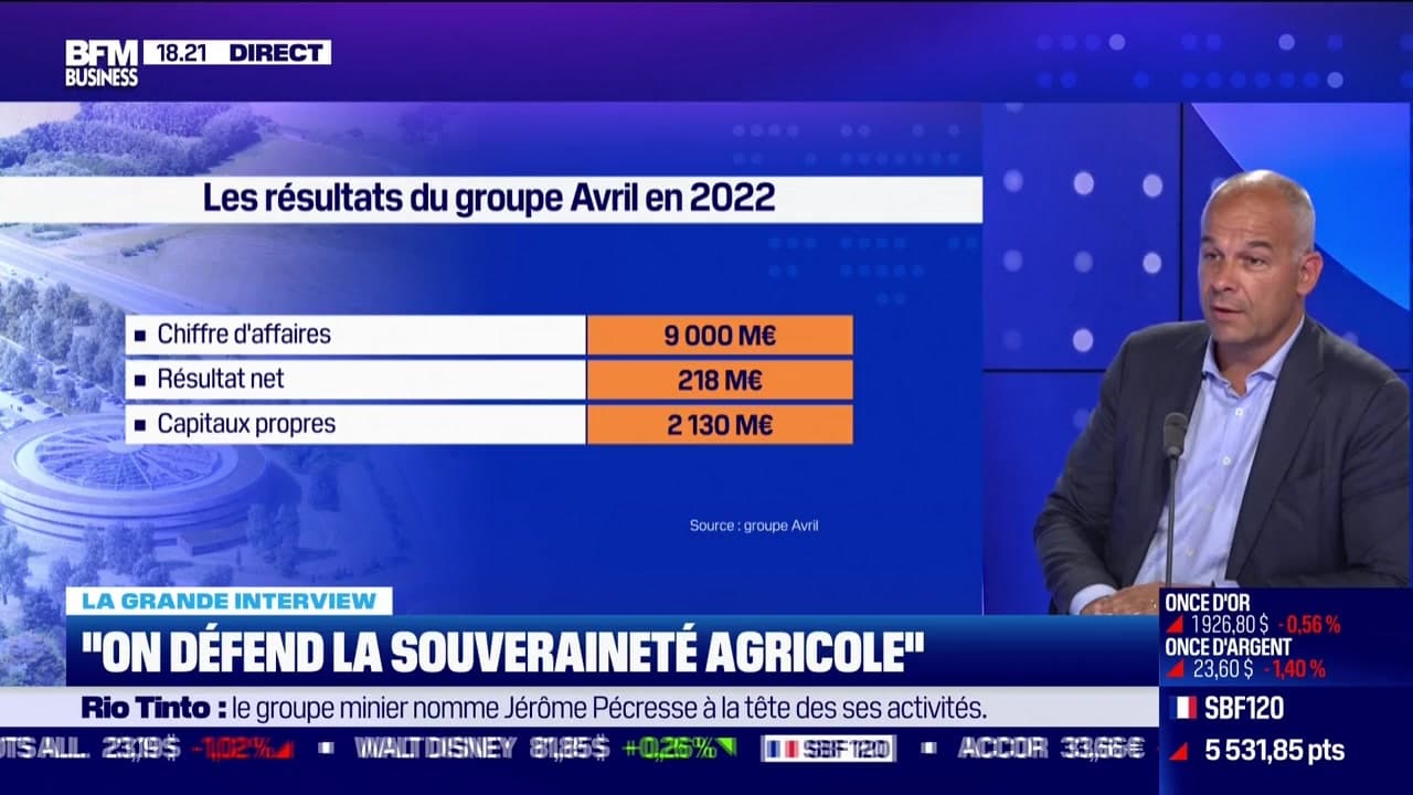 Arnaud Rousseau (FNSEA) : "L'inflation Frappe Les Agriculteurs" - 05/09