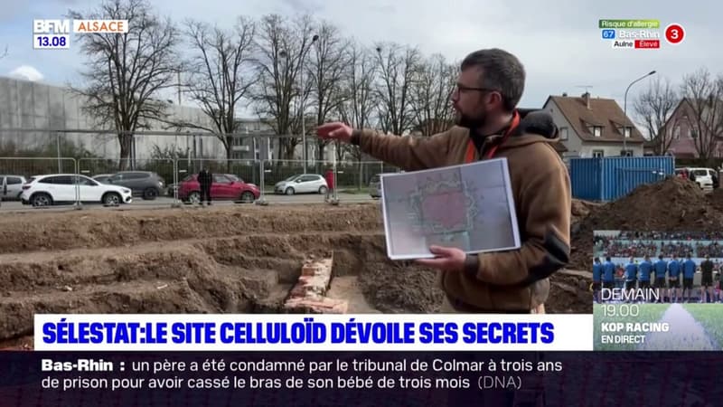 Sélestat: l'ancien site Celluloïd dévoile des secrets du XVIIe siècle