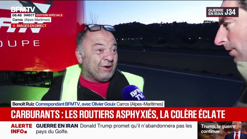 Carburants: les routiers toujours mobilisés pour faire entendre leur colère