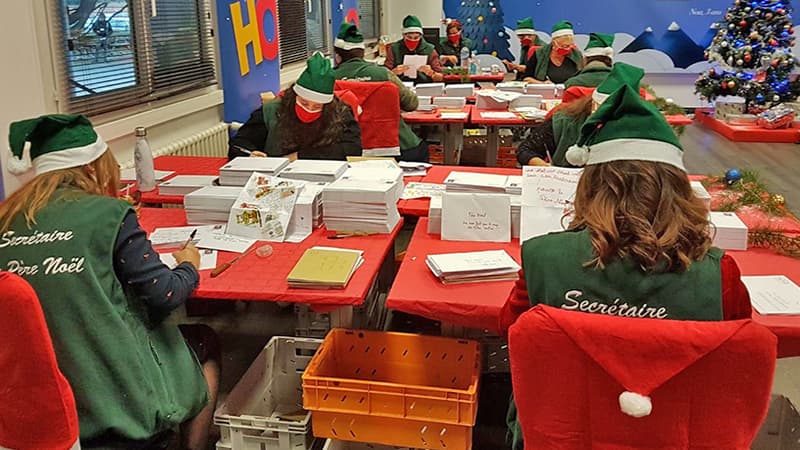 Le secrétariat du père Noël en Gironde