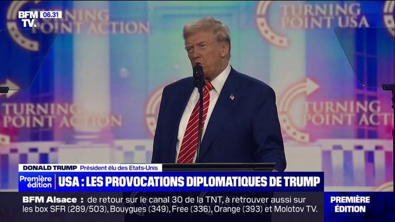 Canada, Panama, Groenland... Donald Trump enchaîne les provocations diplomatiques