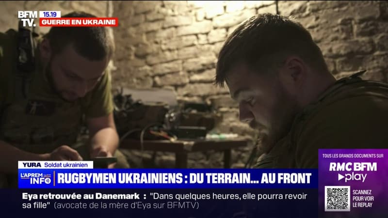 Ces rugbymen ukrainiens engagés dans une unité de pilotage de drone dans l'armée