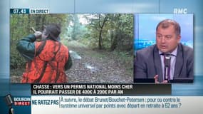"Ce que nous voulons, c'est faciliter l’accès au permis de chasse pour tout le monde"