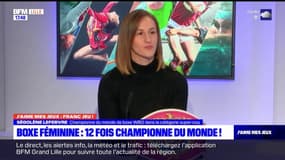 J'aime mes jeux: Ségolène Lefebvre, championne du monde de boxe WBO, dans la catégorie super-coq et porteuse de la flamme olympique à Douai