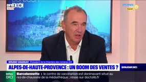 Immobilier: pour Bruno Vaginay, président de la Chambre des notaires des Alpes-de-Haute-Provence, le Covid-19 a eu "un effet indéniable" sur les ventes