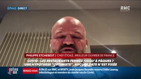 Réouverture des restaurants: « Donner des dates aujourd’hui est malhonnête car il n’y a pas de plan d’action » estime Philippe Etchebest sur RMC