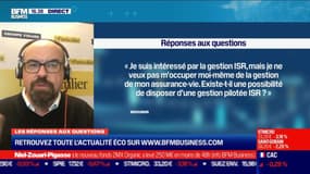 Les questions : existe-t-il une possibilité de disposer d'une gestion pilotée ISR ? - 02/12