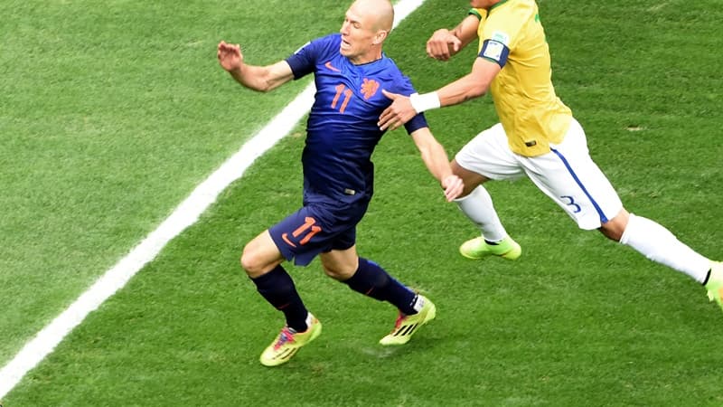 Thiago Silva et Robben