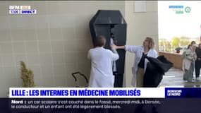 Lille: 250 étudiants en médecine se sont mobilisés ce jeudi