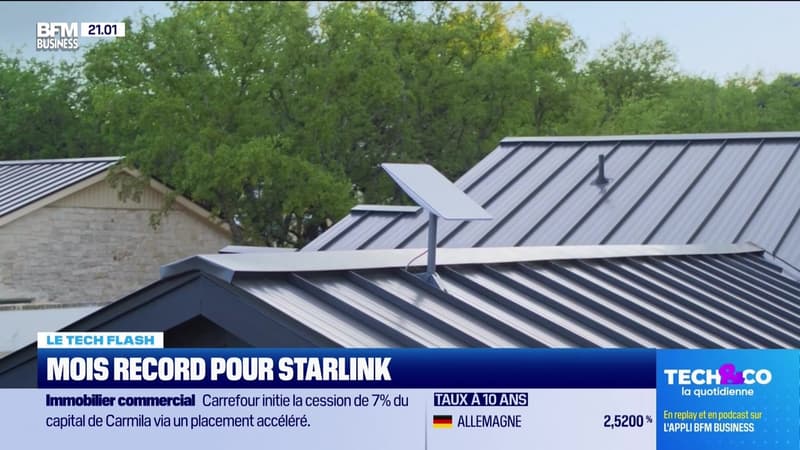 Le Tech Flash : Mois record pour Starlink, par Léa Benaim - 03/06