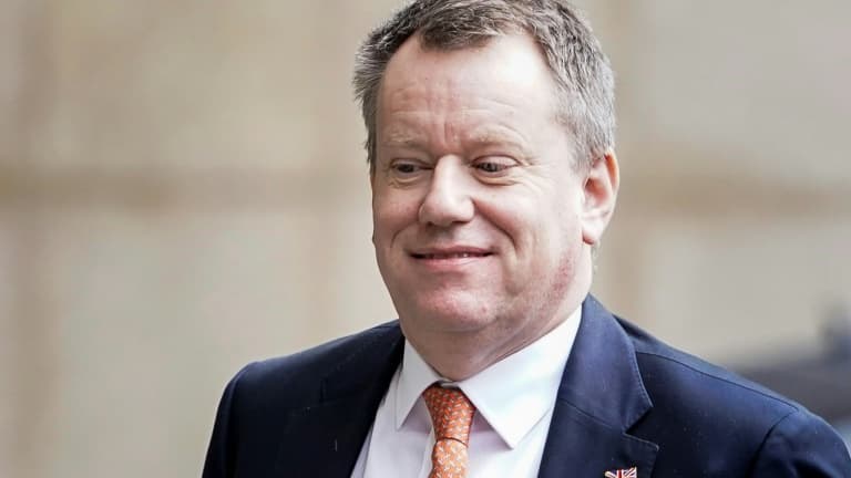 Le négociateur britannique David Frost  le 2 mars 2020 à Bruxelles
