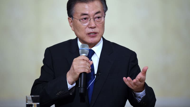 Le président sud-coréen, Moon Jae-In, le
