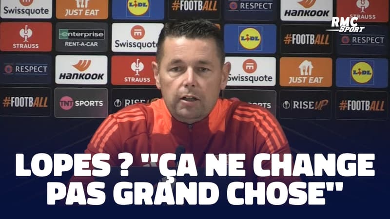 OL : L'interview de Lopes ? "Ca ne change pas grand chose pour nous" affirme Sage