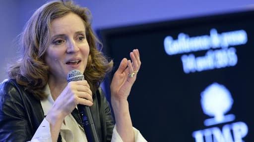 La vice-présidente de l'UMP Nathalie Kosciusko-Morizet à Paris le 14 avril 2015