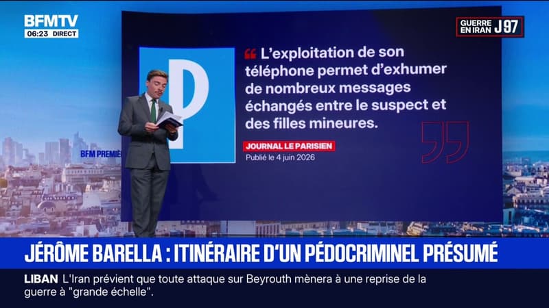 Disparition de Lyhanna: Jérôme Barella a échangé des messages avec des filles mineures