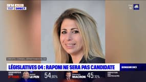 Alpes-de-Haute-Provence: Sandra Raponi ne sera pas candidate aux élections législatives