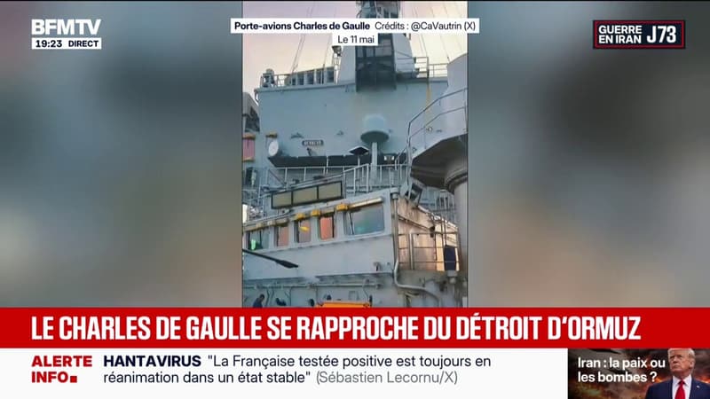 Le Charles de Gaulle se rapproche du détroit d'Ormuz