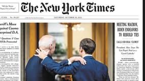 Une du New York Times du samedi 30 octobre 2021.