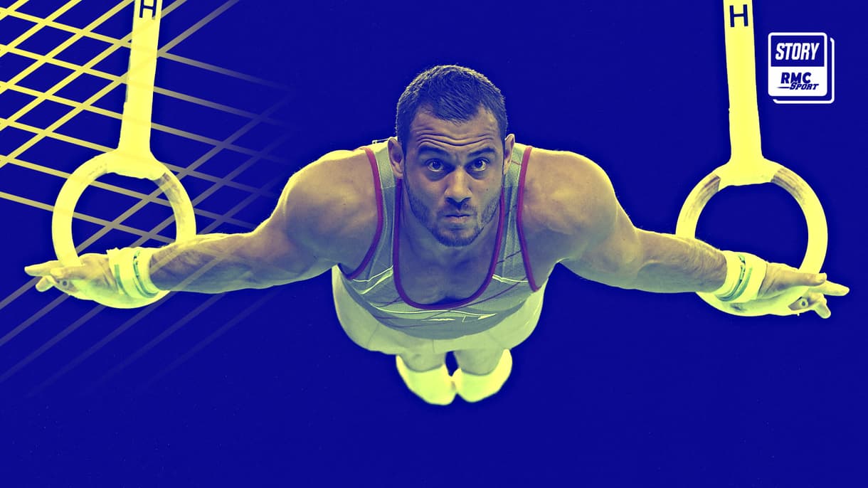 Samir Aït Saïd aux anneaux, agrès où il tentera de remporter sa première médaille olympique à Tokyo