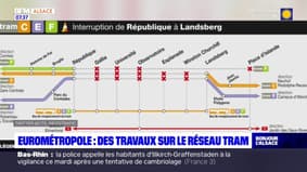 Eurométropole de Strasbourg: des travaux sur le réseau tram