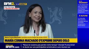 Nobel de la paix : Maria Corina Machado remercie tous ceux "qui ont risqué leur vie" pour lui permettre d'aller à Oslo