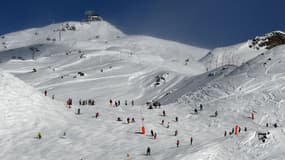 Piste de ski aux Menuires en Savoie