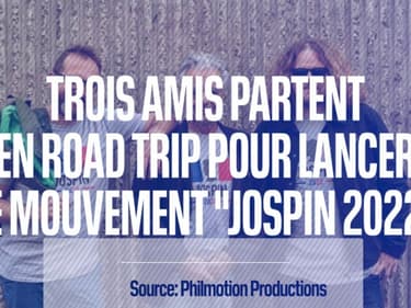 Trois amis se lancent dans un road-trip pour tenter de convaincre Lionel Jospin d'être candidat en 2022