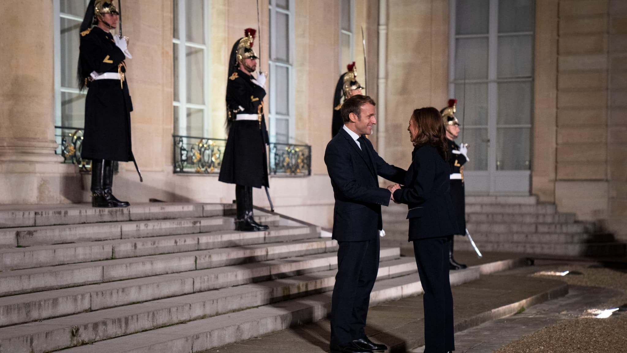 Emmanuel Macron and Kamala Harris hail “a new era” for Franco-American relations