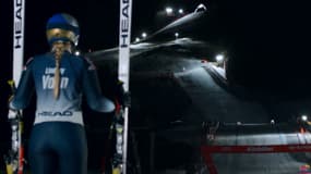Lindsey Vonn après sa descente à Kitzbühel