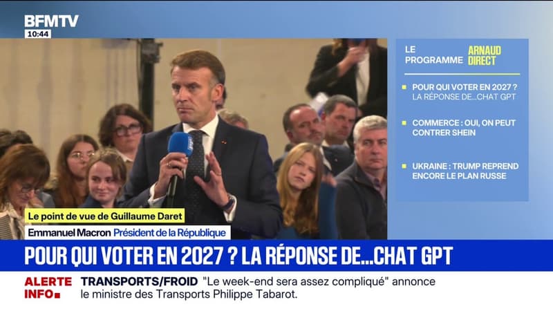 ÉDITO - Ce que répond Chat GPT à la question "pour qui voter en 2027?"