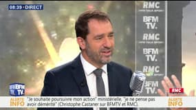 Christophe Castaner face à Jean-Jacques Bourdin en direct 