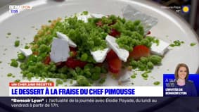 Un chef, une recette: crumble fraises-petits pois