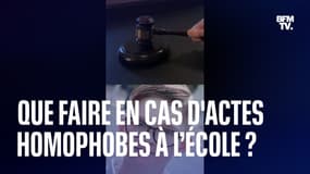 Que faire en cas d’actes homophobes à l’école ?