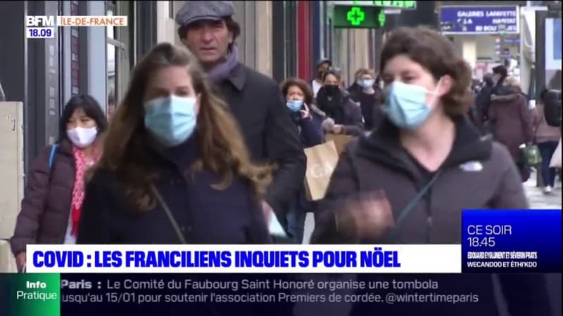 Covid-19: les Franciliens inquiets pour les fêtes de fin d'année
